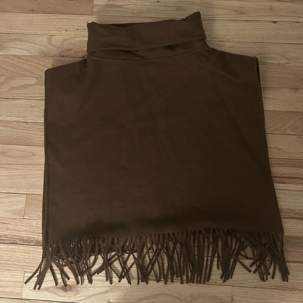 Primark Chocolate Fringe Poncho